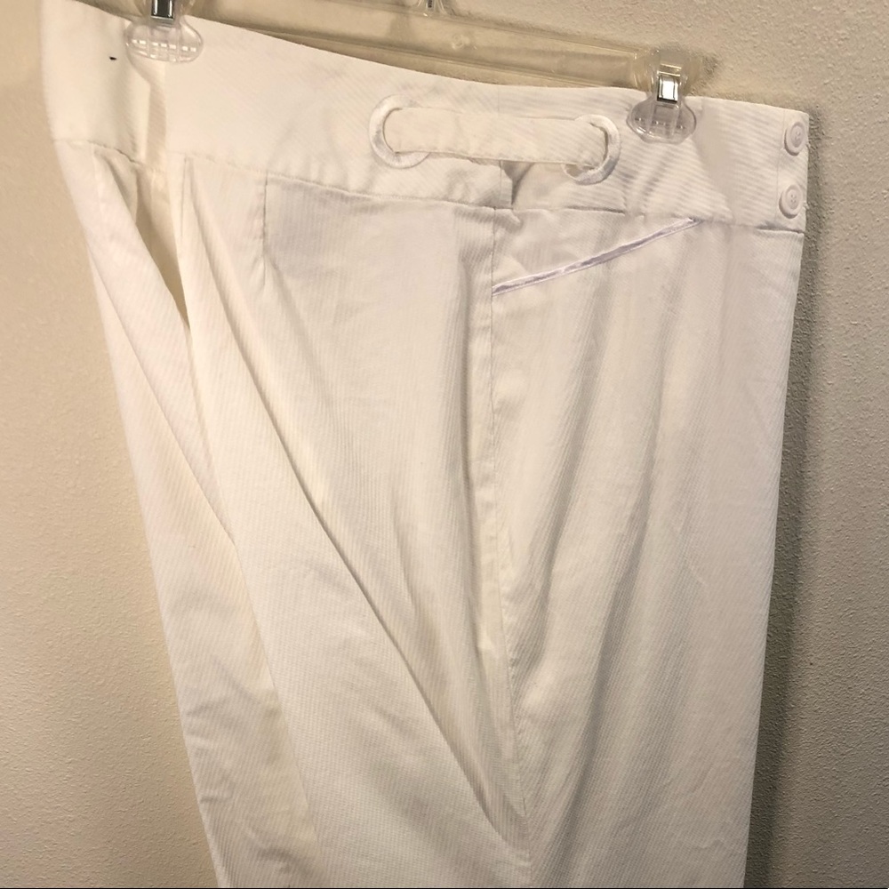 Lane Bryant White Cotton Pants